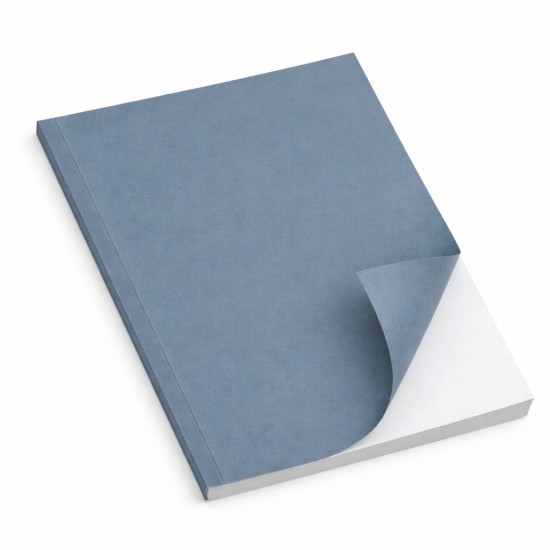 Copertine morbide Terra Acqua in cartoncino Fedrigoni Materica azzurro-grigio naturale