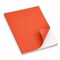 Copertine morbide Terra Rossa in cartoncino Fedrigoni Materica rosso caldo naturale
