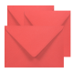 Buste in carta Fedrigoni Woodstock Rosso