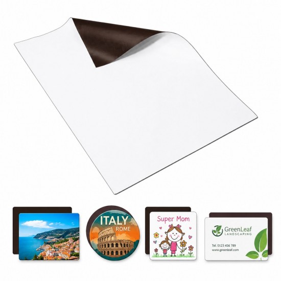 Magnetico Carta Guandong - Foglio magnetico in carta bianca per stampante laser, formato A4 e A3