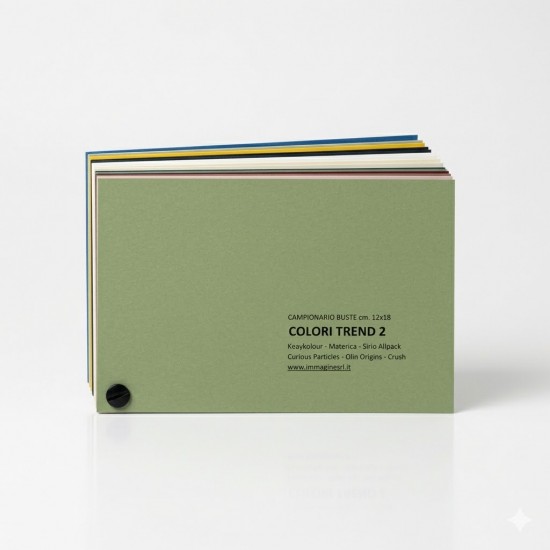 Campionario buste 12×18 Colori Trend 2