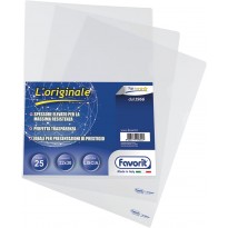 Cartelline a L L'Originale - PPL - liscio - 22x30 cm - Favorit - conf. 25 pezzi