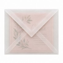 Buste Trasparenti C6 11,4×16,2 cm Traslucent Extra White - Taglio a Punta