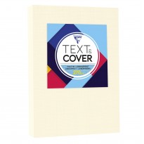 Copertine in cartoncino Clairefontaine Linen avorio A4 270 g per rilegature