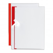 Cartelline Poli 200 rosse in PP per rilegare fino a 30 fogli formato A4