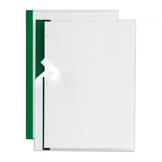 Cartelline Poli 200 verdi in PP per rilegare fino a 30 fogli formato A4