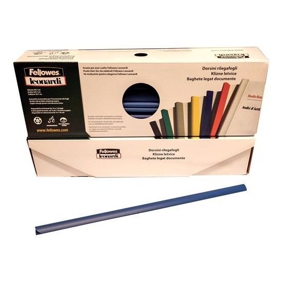 Dorsini rilegafogli Jolly blu in PVC rigido lunghezza 29,7 cm