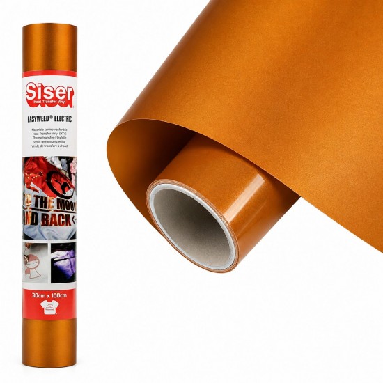 Siser PS Film EasyWeed Electric Arancione E0006 vinile termoadesivo perlescente