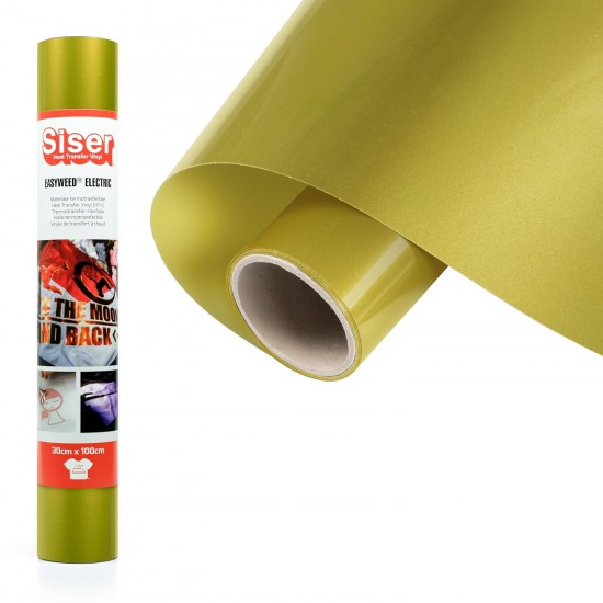Siser PS Film EasyWeed Electric Oro E0020 vinile termoadesivo perlescente