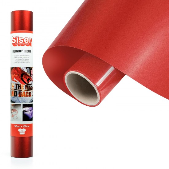 Siser PS Film EasyWeed Electric Rosso E0007 vinile termoadesivo perlescente