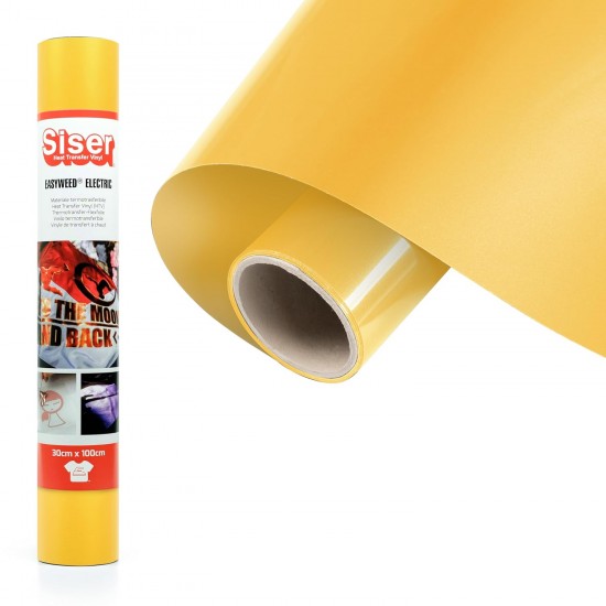 Siser PS Film EasyWeed Electric Giallo E0004 termoadesivo perlescente