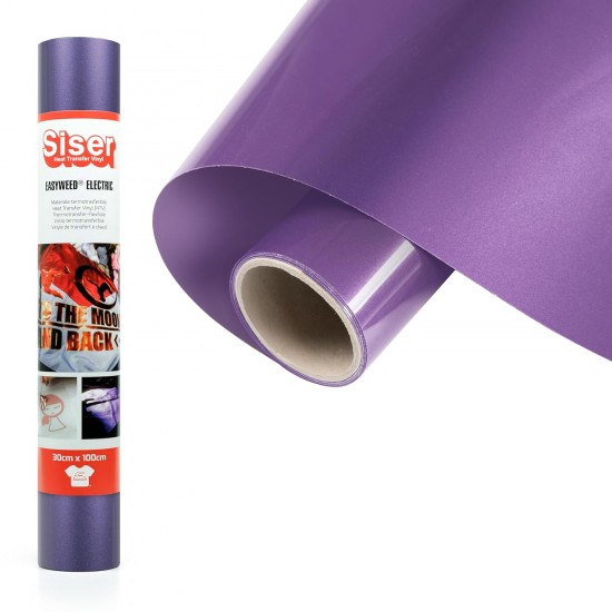 Siser PS Film EasyWeed Electric Viola E0015 vinile termoadesivo perlescente