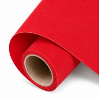 Siser Stripflock Pro Rosso Vivo S0028 vinile termoadesivo floccato effetto velluto