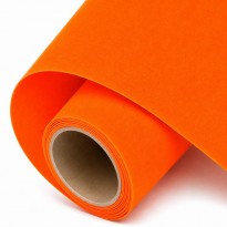Siser Stripflock Pro Arancione Fluo S0023 vinile termoadesivo floccato fluorescente effetto velluto