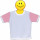 Mini T-Shirt con maniche rosa