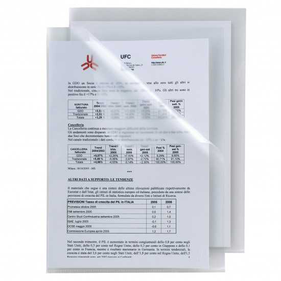 Buste a "L" buccia 22x30 POLI 150 50 pz.