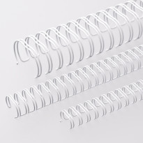 Spirali metalliche Renz A4 34 anelli passo 3:1 - colore Bianco