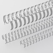 Spirali metalliche Renz A4 34 anelli passo 3:1 - colore Silver