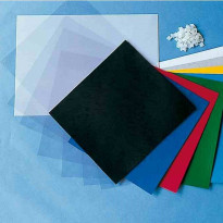 Copertine per brossura con fronte in PVC trasparente e cartoncino colorato