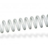 Spirali Coil passo 4:1 - colore bianco - Plastikoil