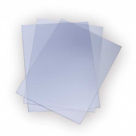 Copertine in PVC trasparente Crystal A4 200 micron per rilegature
