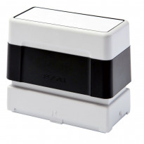 Timbro Brother 27x70 mm nero con impugnatura, formato grande per timbri studio con logo