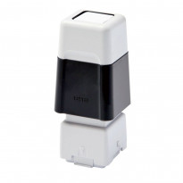Timbro Brother 12x12 mm nero con impugnatura, mini formato quadrato per sigle e simboli