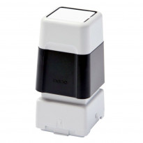 Timbro Brother 20x20 mm nero con impugnatura, piccolo quadrato per loghi e icone