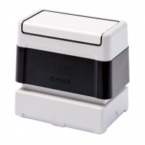 Timbro Brother 34x58 mm nero con impugnatura, formato grande per intestazioni professionali complete
