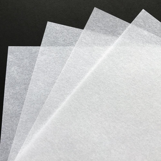 Carta Fedrigoni Pergamenata Bianco semi trasparente effetto vera pergamena