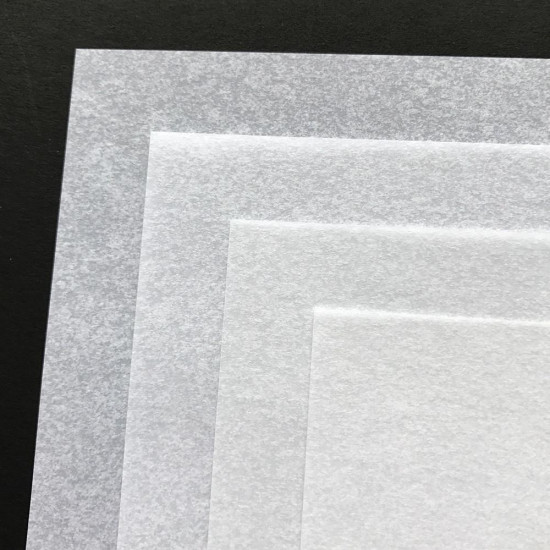Fogli di Carta Fedrigoni Pergamenata Bianco semi trasparente effetto vera pergamena