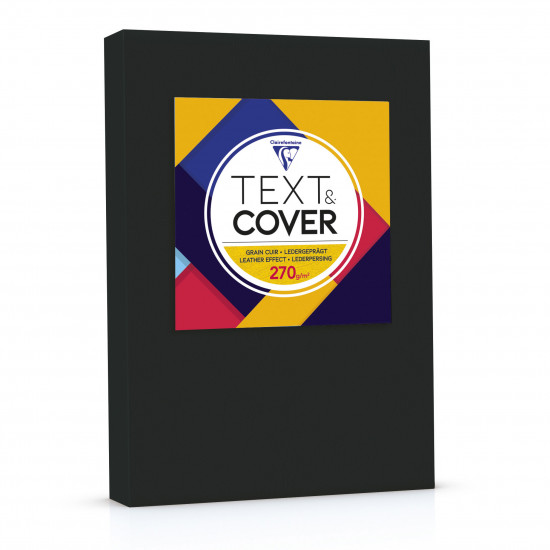 Clairefontaine Grain Cuir Nero