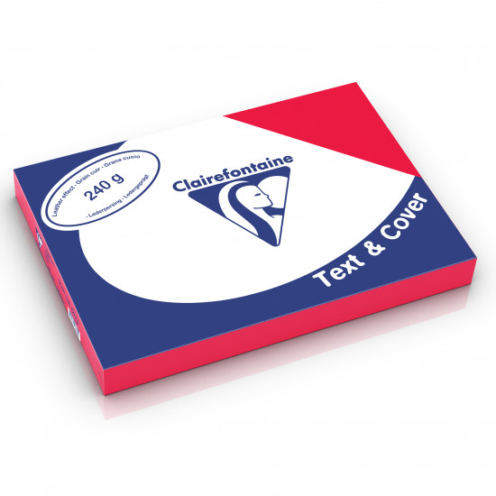 Clairefontaine Grain Cuir Rosso