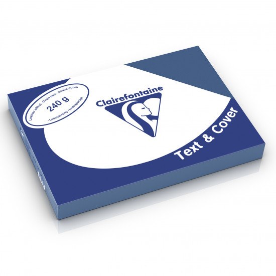 Copertine per rilegature - Clairefontaine Grain Cuir Blu