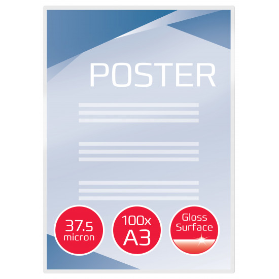 Pouches per plastificare - Profilm - 37,5 my