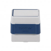 Timbro Brother 18x50 mm blu preinchiostrato vista frontale